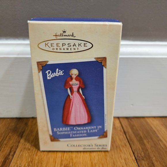 ✨️New Vintage 2001 Hallmark Barbie Christmas Ornament Sophisticated Lady Fashion - Picture 1 of 8